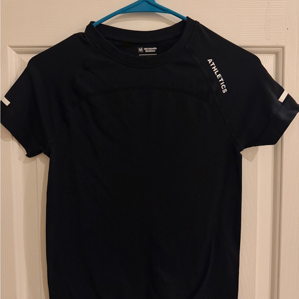 Men's Black Performance Short Sleeve Shirt